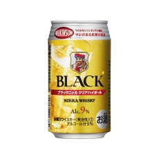 [H-1425] 아사히 블랙닛카 클리어 하이볼 350ml X 6개묶음