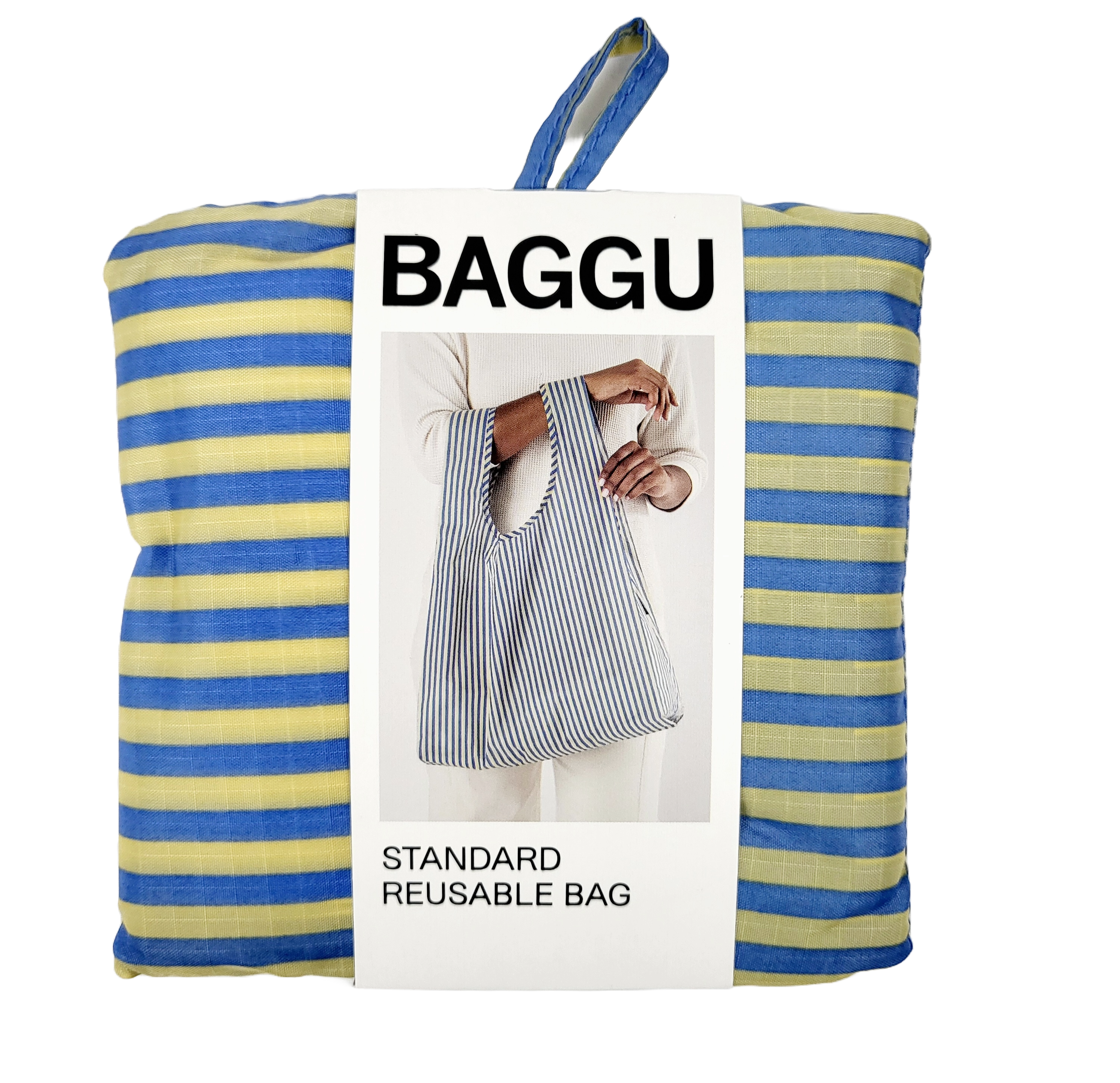 [7240_0267-07] BAGGU 바쿠백 스탠다드 에코백 스트라이프
