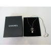 [20110160] CHANEL/샤넬 코코마크 라인 스톤 목걸이