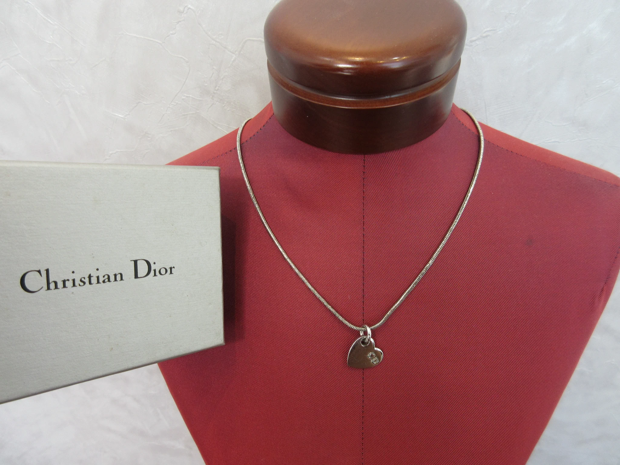 [31030100] Christian Dior/크리스찬 디올 하트 팬던트 목걸이